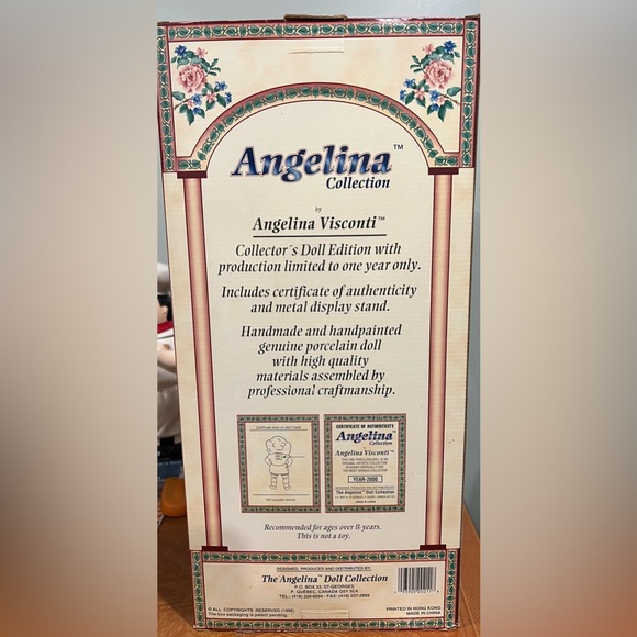 NWT Angelina Collection Limited Edition Porcelain Doll by Angelina Visconti - Picture 6 of 6